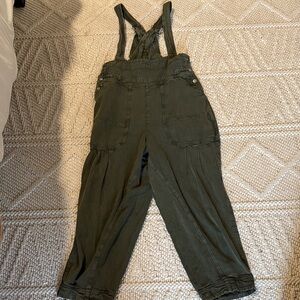 Free People Olive Green Jumpsuit